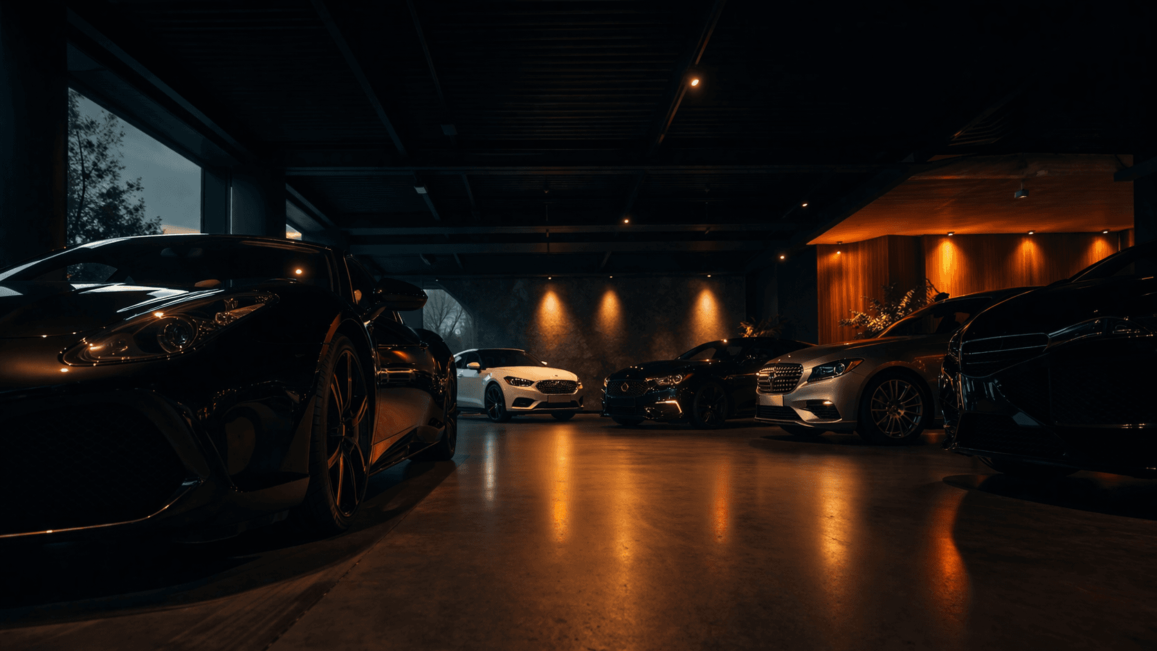 Showroom de revenda de carros usados